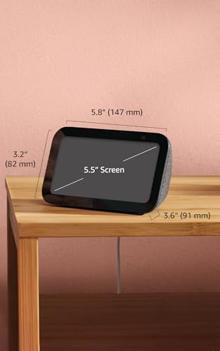 Amazon Echo Show 5 (newest model), Smart display with Alexa+ Early Access, 2x the bass and clearer sound, Cloud Blue - Image 4