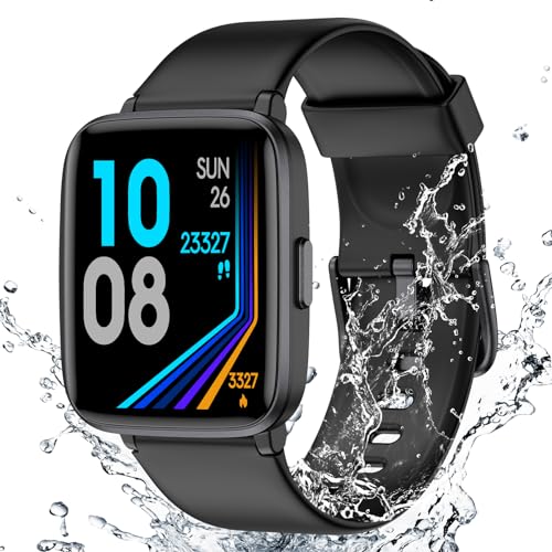 Fitness Tracker Watch with Heart Rate Monitor, Large Screen Activity Tracker with Pedometer, Sleep Monitor, Calories & Step Counter, 5ATM Waterproof Smart Watch for Women Men Fitness Watch for Sports - Image 9