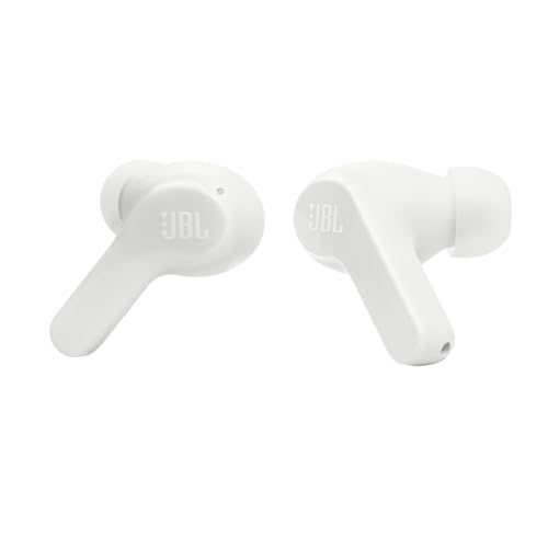 JBL Vibe Beam - True Wireless JBL Deep Bass Sound Earbuds, Bluetooth 5.2, Water & Dust Resistant, Hands-free call with VoiceAware, Up to 32 hours of battery life (White) - Image 6