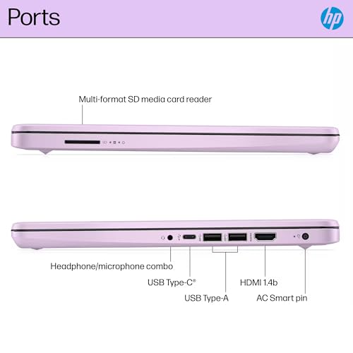 HP 14 Laptop Student Business 2025 Flagship Computer, AI Copilot, 4-Core 13th Gen Intel CPU, 16GB RAM 628GB Storage (128GB UFS+500GB Ext) 1-Yr Office 365 Long Battery HubxcelAccessory Win 11S Lavender - Image 10