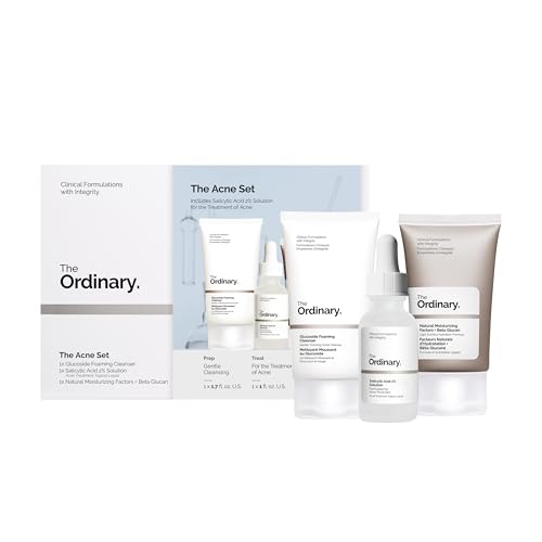 The Ordinary The Acne Set, 3-Step Skin Regimen with Glucoside Foaming Cleanser, Salicylic Acid 2% Solution, and Natural Moisturizing Factors + Beta Glucan | Skin Care Set - Image 2