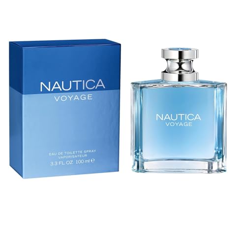 Nautica Voyage Eau De Toilette, Cologne and Fragrance For Men, Fresh, Romantic, Fruity Scent Woody, Aquatic Notes of Apple, Water Lotus, Cedarwood, and Musk Ideal Day Wear, Long Lasting 3.3Fl oz - Image 6