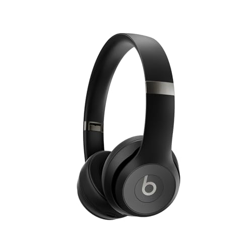 Beats Solo 4 - Wireless On-Ear Bluetooth Headphones, Up to 50-Hour Battery Life, Ultra-Lightweight Comfort, Powerful and Balanced Sound, Apple & Android Compatible - Matte Black - Image 2