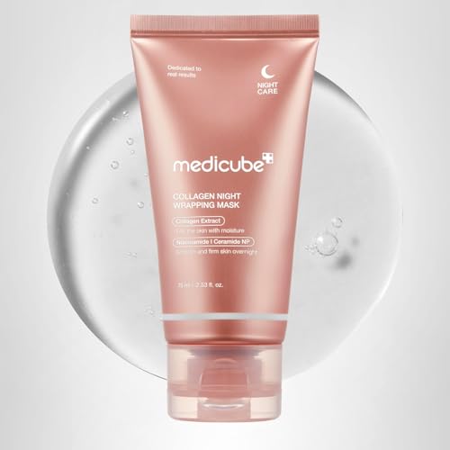 medicube Collagen Overnight Wrapping Peel Off Facial Mask Pack - Elasticity & Hydration Care, Reduces Sagging & Dullness - Hydrolyzed Collagen For Glowing Skin - Korean Skin Care, 2.53 fl.oz - Image 12