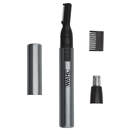 Wahl Micro Groomsman Battery Personal Trimmer for Hygienic Grooming with Rinseable, Interchangeable Heads for Eyebrows, Neckline, Nose, Ears, & Other Detailing - 05640-600 - Image 2