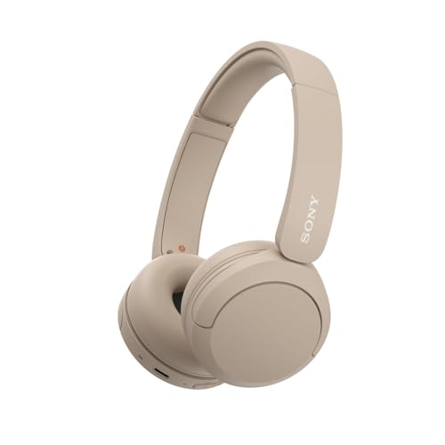Sony WH-CH520 Wireless Headphones Bluetooth On-Ear Headset with Microphone and up to 50 Hours Battery Life with Quick Charging, Cappuccino - Image 2