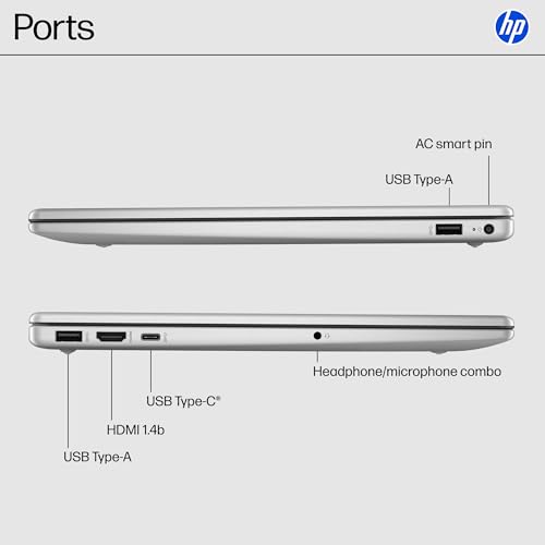 HP 15.6 inch Laptop, HD Touchscreen Display, AMD Ryzen 3 7320U, 8 GB RAM, 128 GB SSD, AMD Radeon Graphics, Windows 11 Home in S Mode, Natural Silver, 15- fc0099nr - Image 8