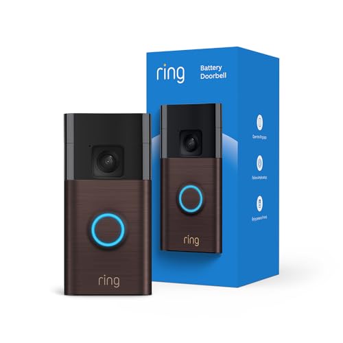 Ring Battery Doorbell | Home or business security with Head-to-Toe Video, Live View with Two-Way Talk, and Motion Detection & Alerts (newest model), Venetian Bronze - Image 2