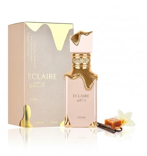 Lattafa Eclaire - Vanilla, Caramel, Sweet, Floral - Eau de Parfum Long-Lasting Fragrance for Women, 3.40 Ounce / 100 ml - Image 2