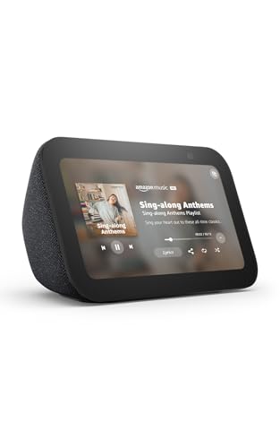 Amazon Echo Show 5 (newest model), Smart display with Alexa+ Early Access, 2x the bass and clearer sound, Charcoal - Image 2