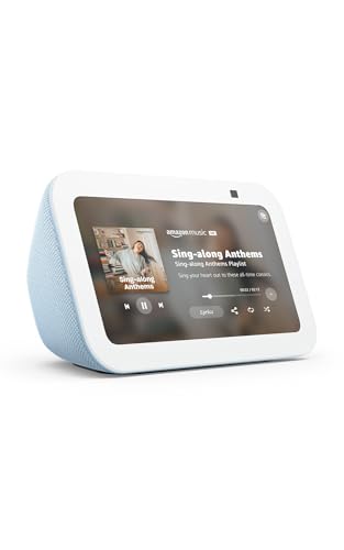 Amazon Echo Show 5 (newest model), Smart display with Alexa+ Early Access, 2x the bass and clearer sound, Cloud Blue - Image 2