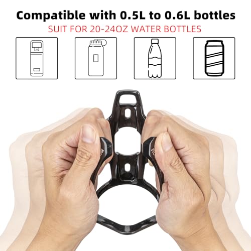 ROCKBROS Bike Water Bottle Holder Ultra-Light Bicycle Bottle Cages with Screws Tool, Universal Bike Cup Holder Rack for Road MTB Bikes… - Image 3