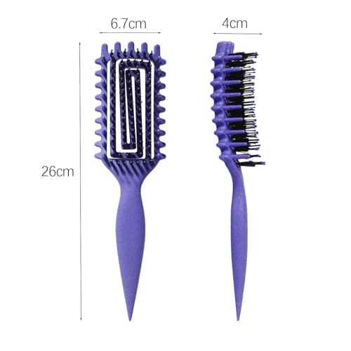 Curly Hair Brush Candybrush Curl Defining Brush for Detangling Shaping and Defining Curls for Women, Men, Wet & Dry Hair (Purple) - Image 5