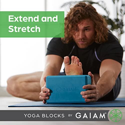 Gaiam Yoga Block - Supportive Latex-Free Eva Foam - Soft Non-Slip Surface with Beveled Edges for Yoga, Pilates, Meditation - Yoga Accessories for Stability, Balance, Deepen Stretches - Image 9