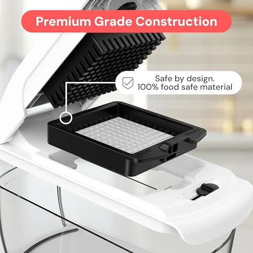 Fullstar The Original Pro Chopper - Vegetable Chopper and Spiralizer, Food Chopper with Container, Fruit Slicer, Kitchen Gadgets & Gifts, Home Essentials (4 in 1, White) - Image 7