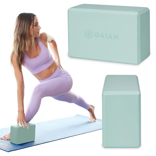 Gaiam Yoga Block - Supportive Latex-Free Eva Foam - Soft Non-Slip Surface with Beveled Edges for Yoga, Pilates, Meditation - Yoga Accessories for Stability, Balance, Deepen Stretches - Image 2