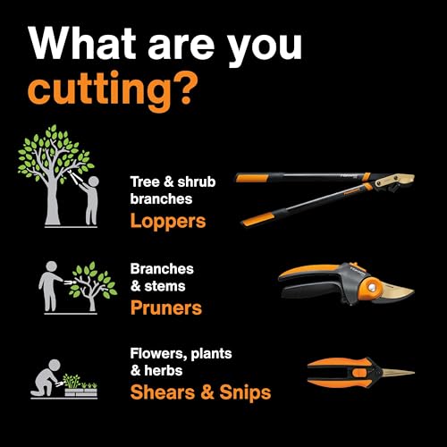 Fiskars Bypass Pruning Shears, 5/8-Inch Cut Capacity Garden Clippers, Gardening Scissors with Sharp, Rust Resistant Steel Blade - Image 11