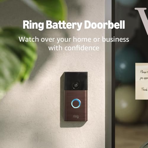 Ring Battery Doorbell | Home or business security with Head-to-Toe Video, Live View with Two-Way Talk, and Motion Detection & Alerts (newest model), Venetian Bronze - Image 9