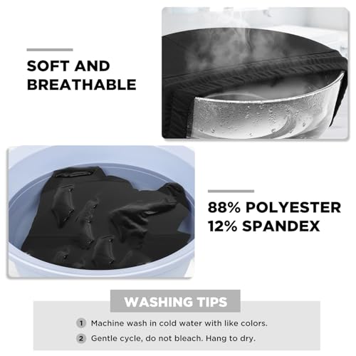 Stanpetix Joggers for Women with Pockets - Black Sports Pants Sweatpants for Running Exercise (Black,XL) - Image 5