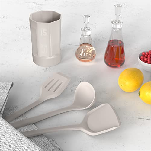 Silicone Cooking Utensils Set - 446°F Heat Resistant Kitchen Utensils,Turner Tongs,Spatula,Spoon,Brush,Whisk,Kitchen Utensil Gadgets Tools Set for Nonstick Cookware,Dishwasher Safe (BPA Free) - Image 9