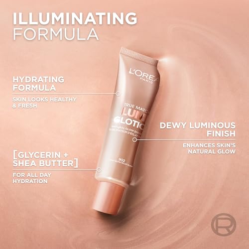L'Oreal Paris Makeup True Match Lumi Glotion, Natural Glow Enhancer, Illuminator Highlighter, Bronzing Drops For a Sun-Kissed Glow, 902 Light - Image 6