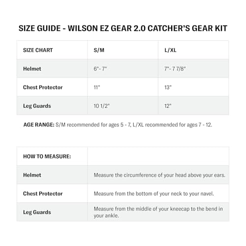 Wilson EZ Gear 2.0 Catcher’s Gear Kit - Black, Large/X-Large - Image 3