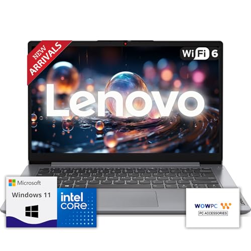 Lenovo IdeaPad Laptop with Microsoft Office, 12GB RAM, 1.2TB(1TB Cloud & 256GB Storage), Intel High Performance CPU, 11 Hour Battery, SD-Card Reader, Webcam + USB-C, WOWPC Recovery USB, Windows 11 - Image 2