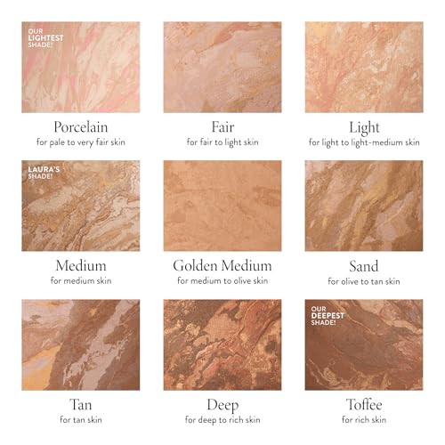 LAURA GELLER NEW YORK Award-Winning Baked Balance-n-Brighten Color Correcting Powder Foundation - Medium - Buildable Light to Medium Coverage - Demi-Matte Natural Finish - Image 9