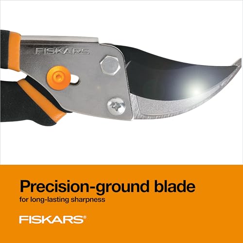 Fiskars Bypass Pruning Shears, 5/8-Inch Cut Capacity Garden Clippers, Gardening Scissors with Sharp, Rust Resistant Steel Blade - Image 7