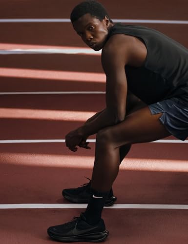 Nike Men's Revolution 8 Road Running Shoes, Black/Anthracite, 10 - Image 3