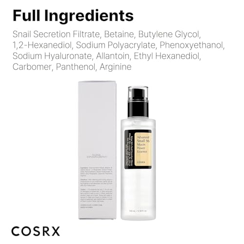 COSRX Snail Mucin Repairing Serum 100ml, Hydrating Serum for Face with Snail Secretion Filtrate for Dull Skin & Fine Lines, Korean Skin Care, Stocking Stuffers for Women - Image 9