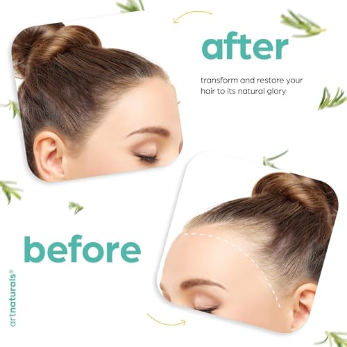 Artnaturals Organic Rosemary Castor Hair Oil + Massager Hair Growth Set Hair Growth Oil 4 ounces with Coconut & Olive Oil for Dry, Damaged & Split End - Image 7