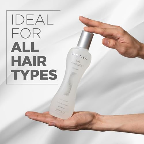 BioSilk Silk Therapy Original, Reconstructing Treatment For Adding Shine & Helping Prevent Split Ends, Sulfate, Paraben, & Cruelty-Free, 5.64 Oz - Image 3