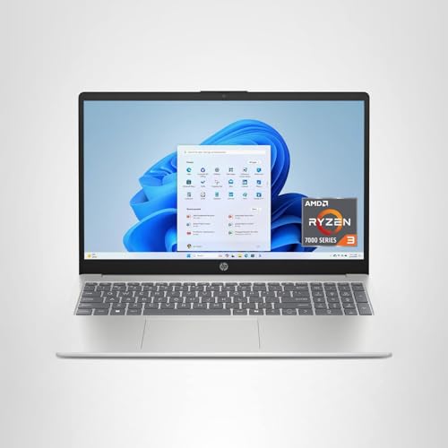 HP 15.6 inch Laptop, HD Touchscreen Display, AMD Ryzen 3 7320U, 8 GB RAM, 128 GB SSD, AMD Radeon Graphics, Windows 11 Home in S Mode, Natural Silver, 15- fc0099nr - Image 13