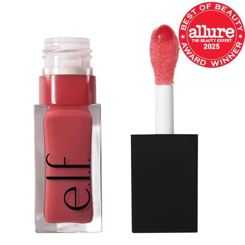 e.l.f. Glow Reviver Lip Oil, Nourishing Tinted Lip Oil For A High-shine Finish, Infused With Jojoba Oil, Vegan & Cruelty-free, Rose Envy - Image 3