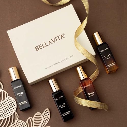 Bella Vita Luxury Long Lasting Perfume Gift Set for Man | 4x20ml | Gifts for Men | Woody, Citrusy, Oud, Premium Fragrance Scent | KLUB, OUD, CEO, G.O.A.T - Image 4