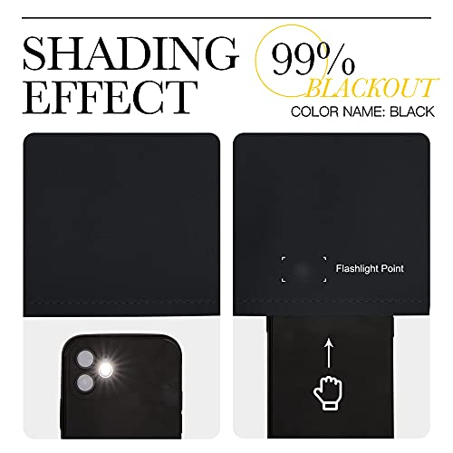 NICETOWN Pitch Black Solid Thermal Insulated Grommet Blackout Curtains/Drapes for Bedroom Window (2 Panels, 42 inches Wide by 63 inches Long, Black) - Image 7