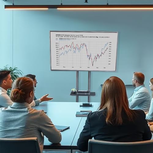 VIVO Mobile TV Cart for 32 to 83 inch Screens up to 110 lbs, LCD LED OLED 4K Smart Flat and Curved Panels, Rolling Stand with Laptop DVD Shelf, Locking Wheels, Max VESA 600x400, Black, STAND-TV03E - Image 10