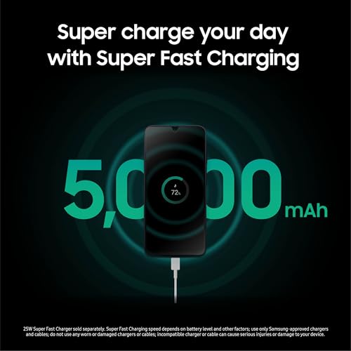 Samsung Galaxy A16 5G A Series, Unlocked Android Smartphone, Large AMOLED Display, Durable Design, Super Fast Charging, Expandable Storage, 5G Connectivity, US Version, 2025, Blue Black - Image 9