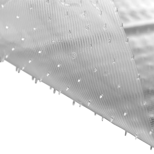 RESILIA Low-Pile Carpet Runner - Non Slip Carpet & Rug Protection, Washable Clear Vinyl Floor Runners, 27 Inches Wide x 12 Feet Long, Made in The USA - Image 2