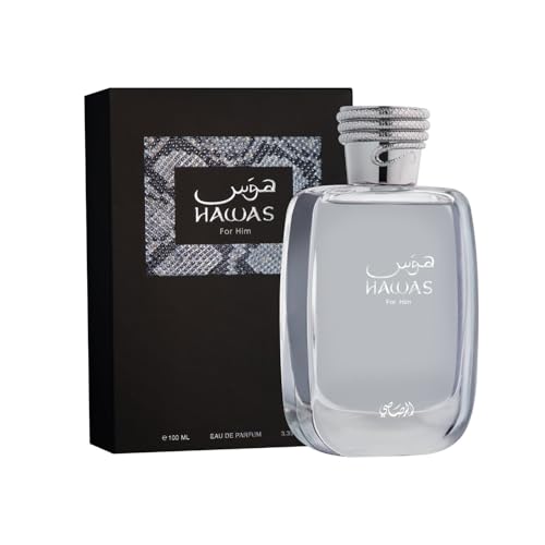 RASASI Hawas For Men Eau De Parfum Spray 100ML (3.4 Oz) - Long Lasting Arabian Perfume, Premium Perfume Men, Ideal for Special Occasions & Daily Elegance, A Bold and Captivating Fragrance - Image 4