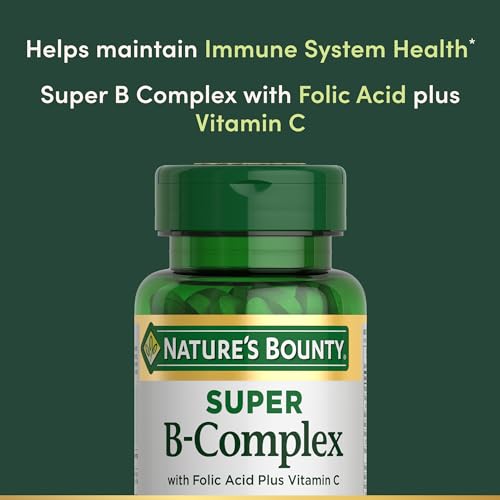 Nature's Bounty Super B Complex Vitamins with Vitamin C & Folic Acid, Vitamins for Immune & Cellular Energy Support, 150 Tablets - Image 4