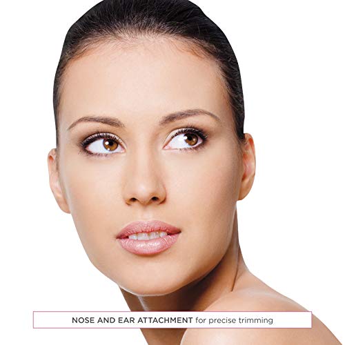 Conair All-in-1 Facial Hair Trimmer for Women, Perfect for Face, Ear/Nose and Eyebrows, Battery-Powered - Image 5