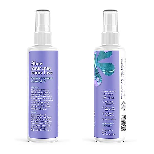 ASUTRA Yoga Mat Cleaner Spray (Peaceful Lavender), 4 fl oz - No Slippery Residue, Organic Essential Oils, Deep-Cleansing for Fitness Gear & Gym Equipment, Microfiber Towel Included - Image 9