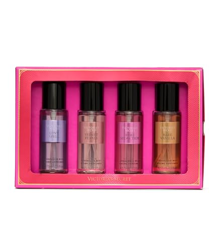 Victoria's Secret Fragrance Mist Collection 4 Piece Mini Mist Gift Set, Assorted Scents, Gift Set for Women - Image 5