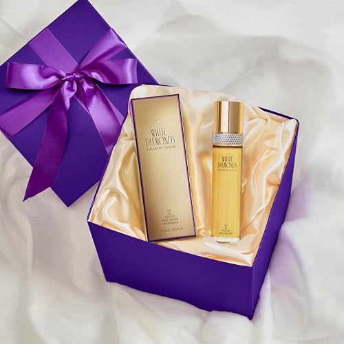 Elizabeth Taylor White Diamonds Women's Perfume, Long-Lasting Floral Fragrance, Eau de Toilette EDT Spray, Gift for Her, 3.3 fl oz - Image 8