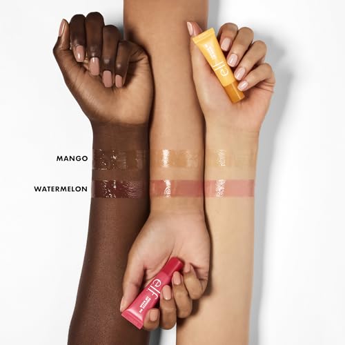 e.l.f. Squeeze Me More Lip Balm Duo, Moisturizing Balm For A Sheer Tint Of Color, Made With Hyaluronic Acid, Vegan & Cruelty-Free, Mango & Watermelon - Image 4