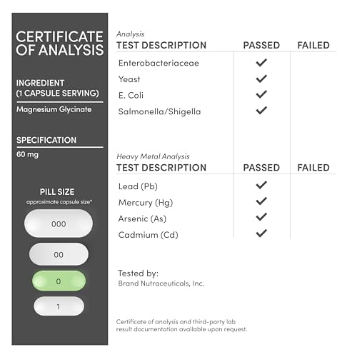 Double Wood Supplements Magnesium Glycinate 400mg | 180 Capsules | Sleep, Muscle, & Heart Support | Vegan, Third Party Tested, Gluten Free, Non-GMO - Image 9