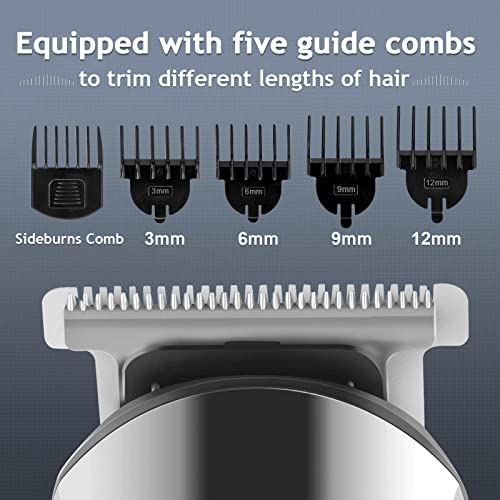 Ufree Beard Trimmer for Men, Waterproof Electric Razor for Nose, Body, Face & Mustache, Cordless Hair Clippers Shavers Grooming Kit, Gifts for Men Husband Father - Image 8