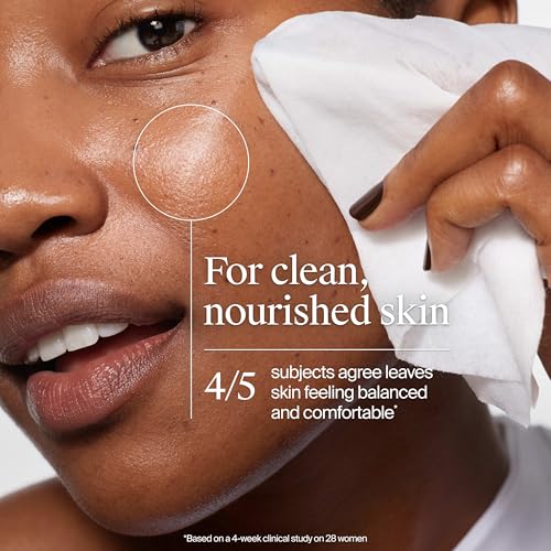 Neutrogena Makeup Remover Wipes Micellar Alcohol-Free Face Towelettes Remove Waterproof Mascara & Oil, Compostable 100% Plant-Based Cloth, Dermatologist & Ophthalmologist Tested, Twin Pack 2 x 25 ct - Image 5